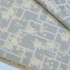 Reid & Taylor Jacquard Premium Bandhgala Fabric Colour Steel Grey