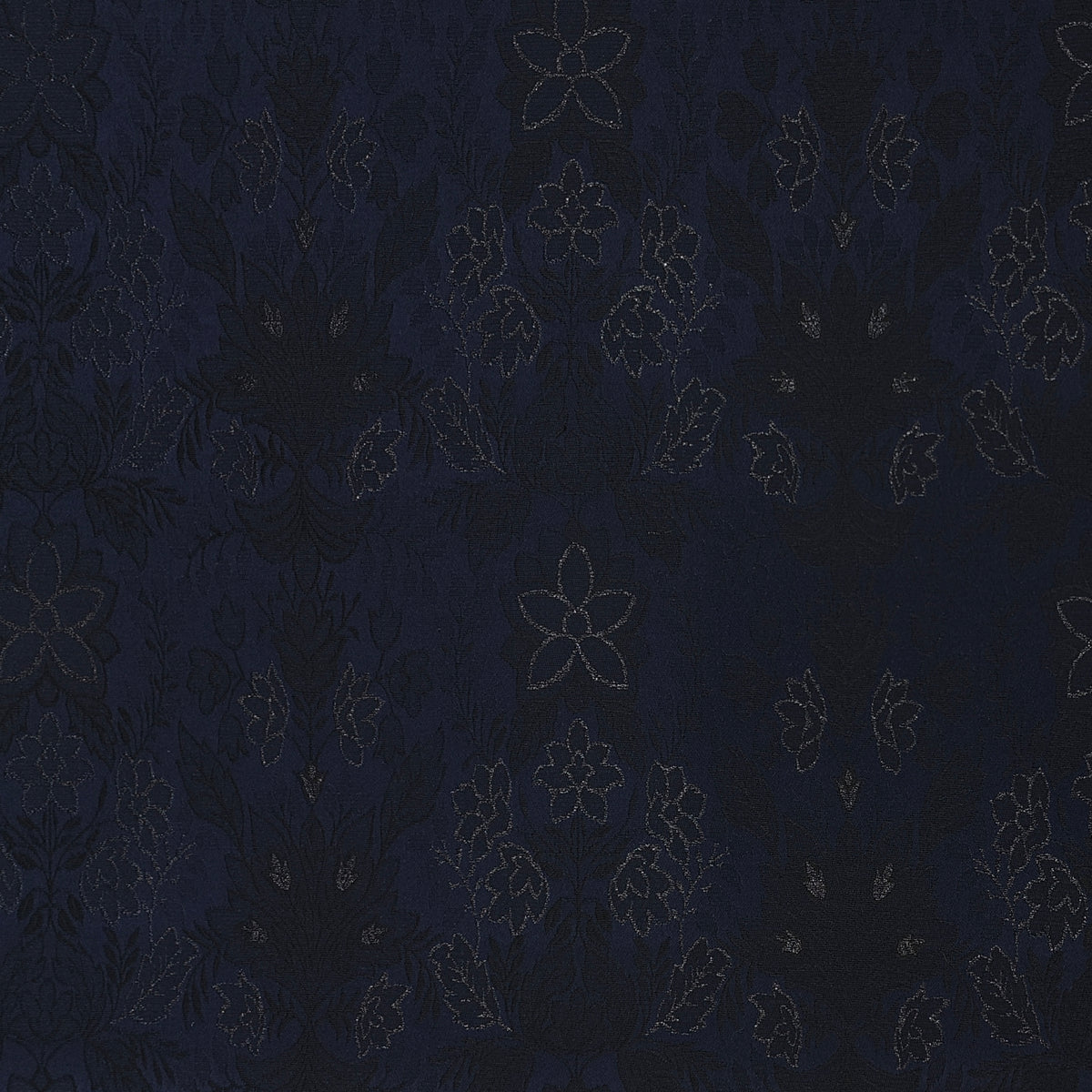 Reid & Taylor Jacquard Premium Bandhgala Fabric Colour Blackish Blue