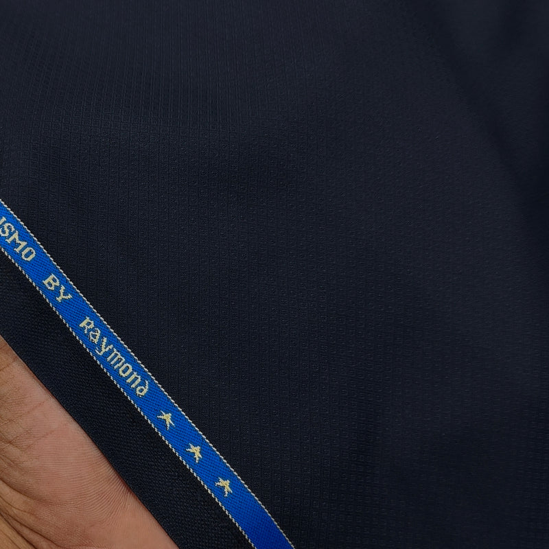 Trouser Fabric Raymond PV Dobby Colour Dark Blue