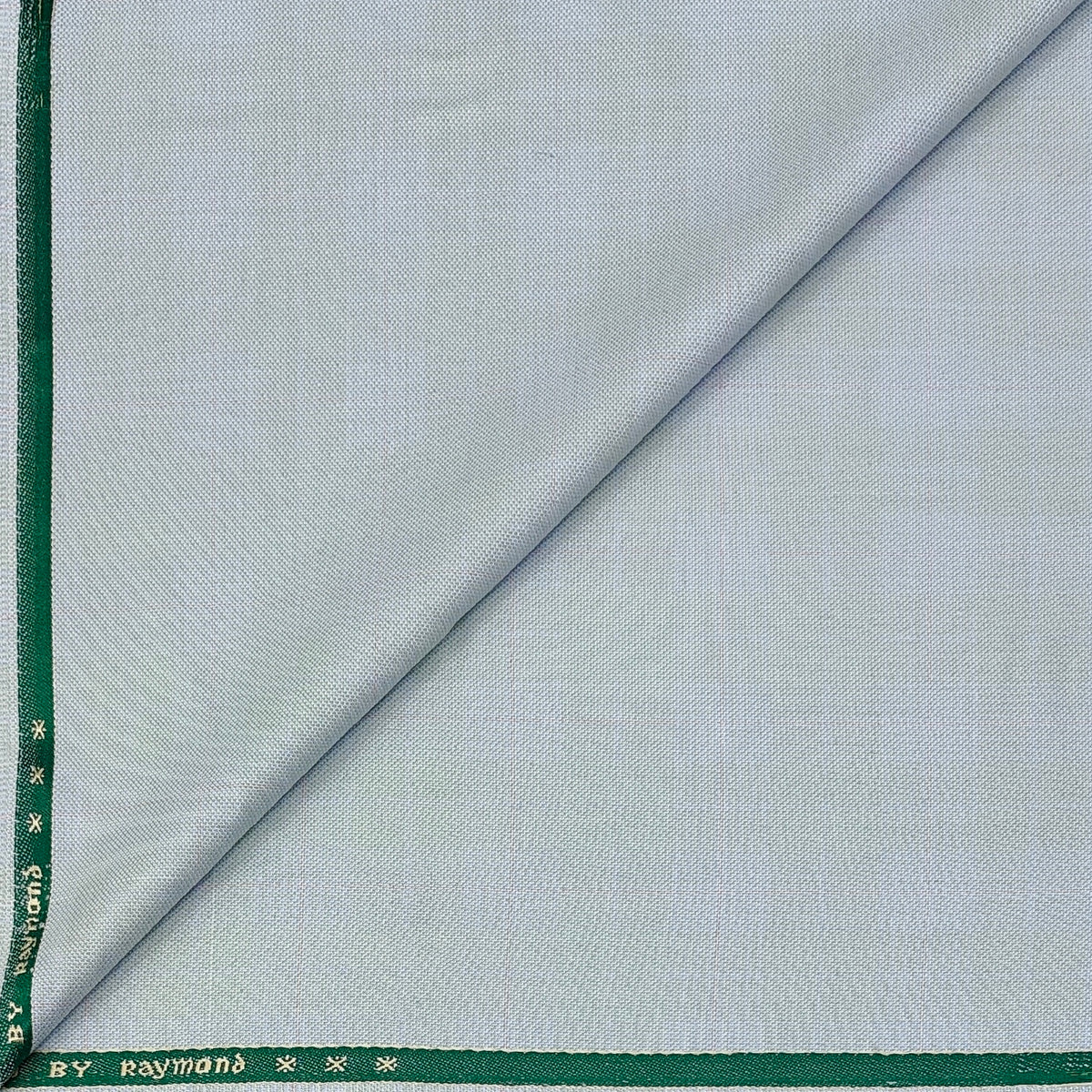 Trouser Fabric Raymond PV Broad Check Colour Pistachio Green
