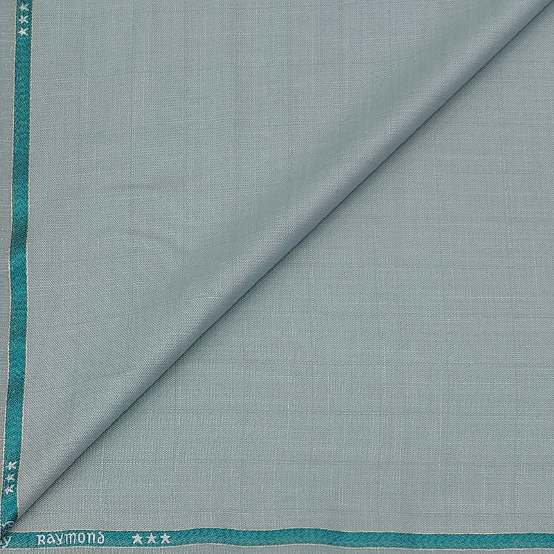 Trouser Fabric Raymond PV Check Colour Swamp Green