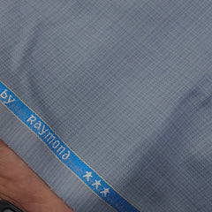 Trouser Fabric Raymond PV Mix Check Colour Water Blue