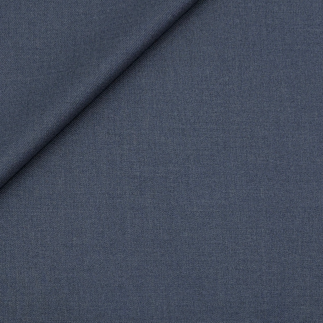 Trouser Fabric Raymond PV Plain Colour Worsted Blue