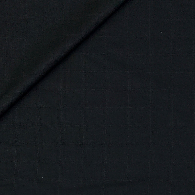 Trouser Fabric Raymond PV Pin Check Colour Black