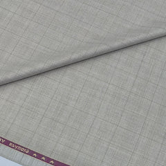 Trouser Fabric Raymond PV Check Colour Sadn Brown