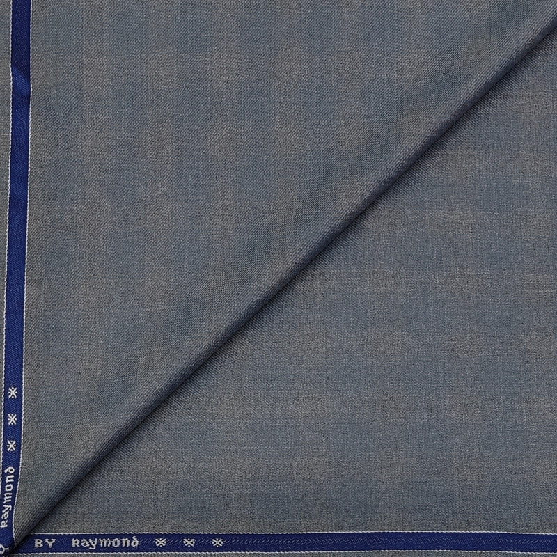 Trouser Fabric Raymond PV Broad Check Colour Grey