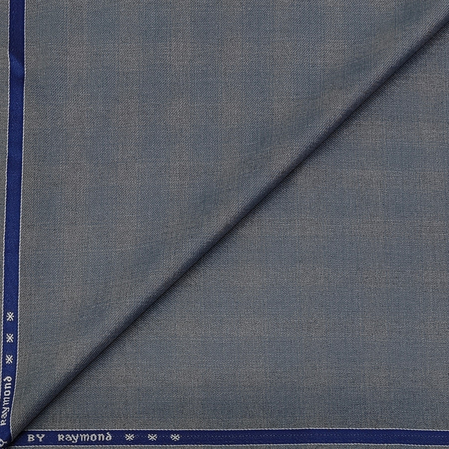 Trouser Fabric Raymond PV Broad Check Colour Grey