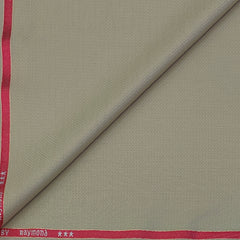 Trouser Fabric Raymond PV Pin Dobby Colour Sand Brown