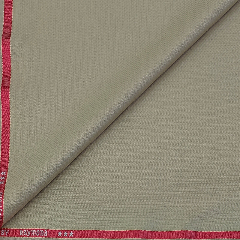 Trouser Fabric Raymond PV Pin Dobby Colour Sand Brown