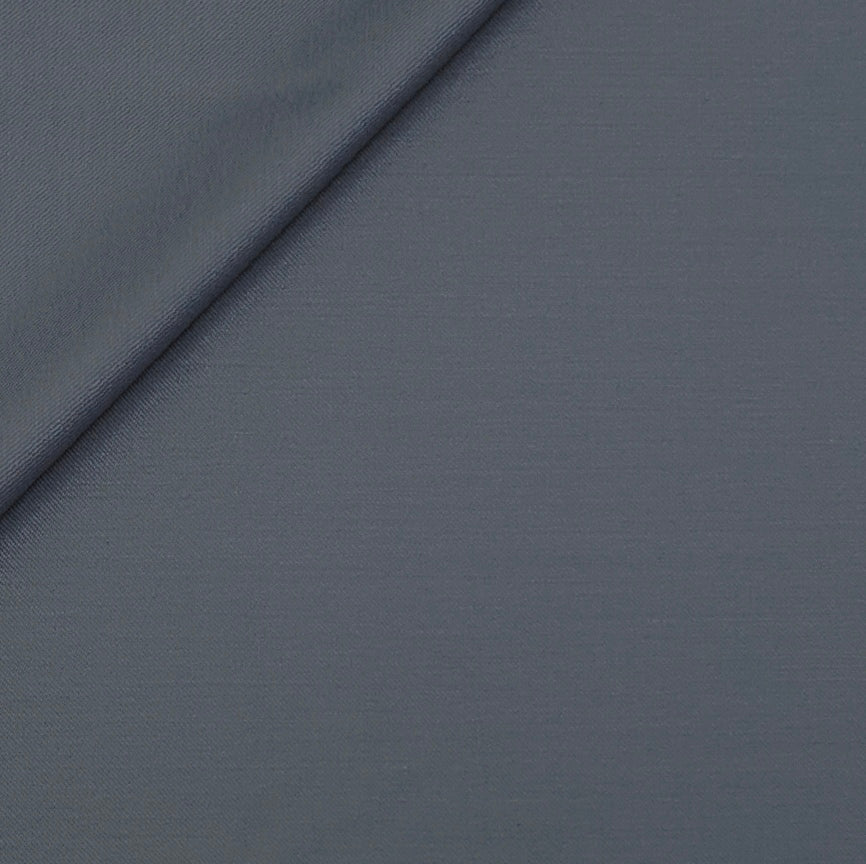 Trouser Fabric Raymond PV Pin Plain Colour Bluish Grey