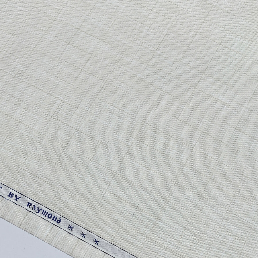 Trouser Fabric Raymond PV Pin Mix Check Colour Ash Brown
