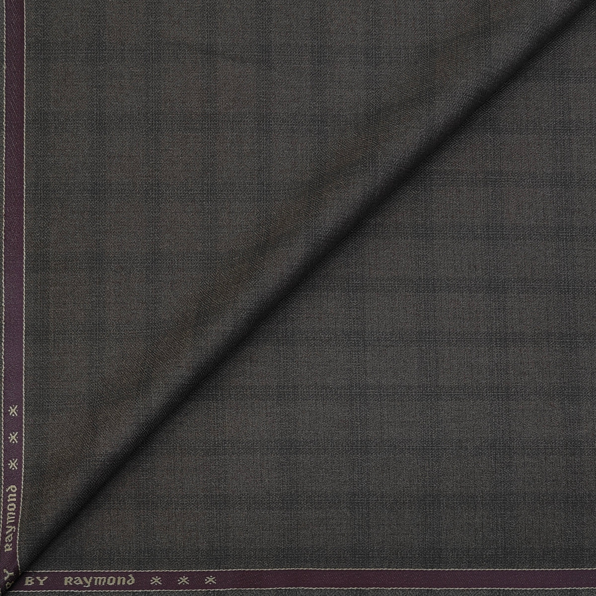 Trouser Fabric Raymond PV Broad Check Colour Cedar Brown