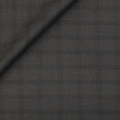 Trouser Fabric Raymond PV Broad Check Colour Cedar Brown