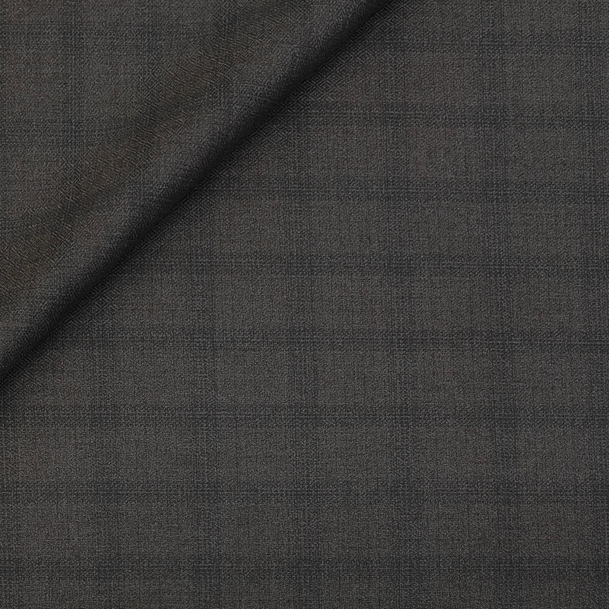 Trouser Fabric Raymond PV Broad Check Colour Cedar Brown
