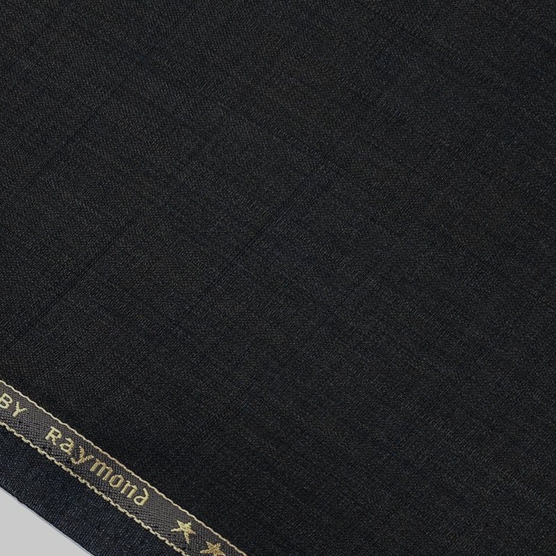 Trouser Fabric Raymond PV Mix Check Colour Blackish Grey