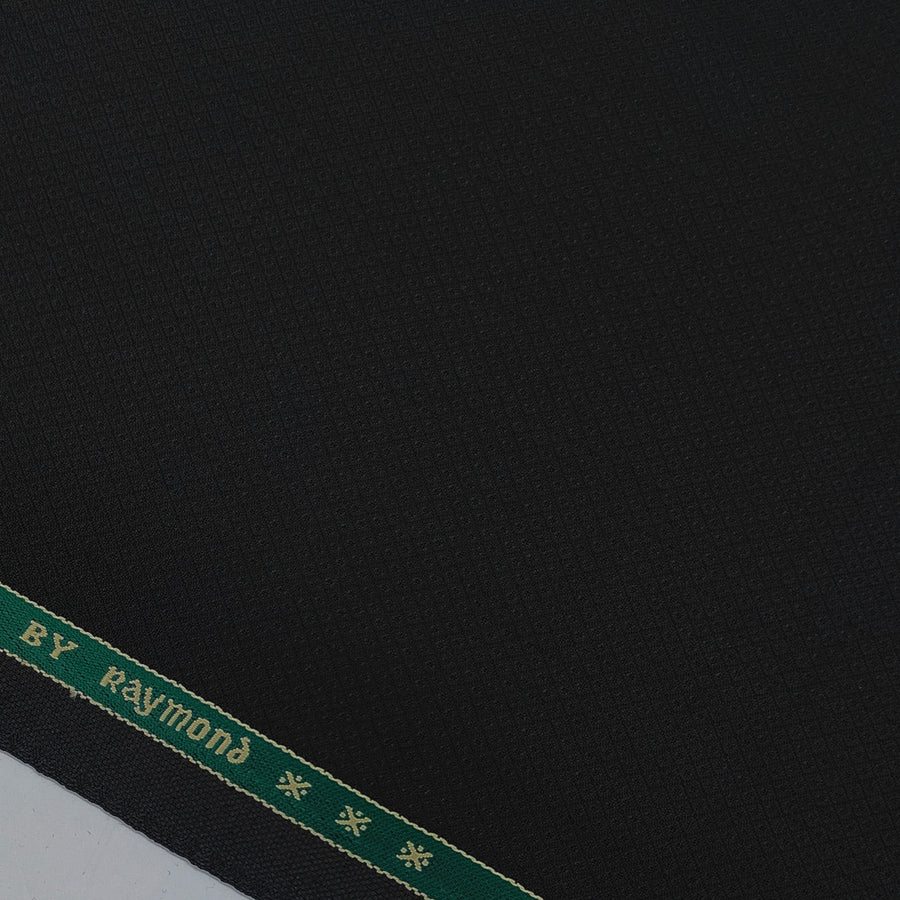 Trouser Fabric Raymond PV Dobby Colour Black