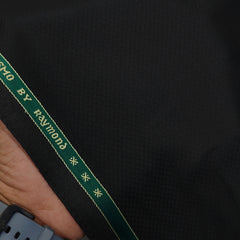 Trouser Fabric Raymond PV Dobby Colour Black