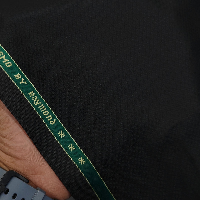 Trouser Fabric Raymond PV Dobby Colour Black