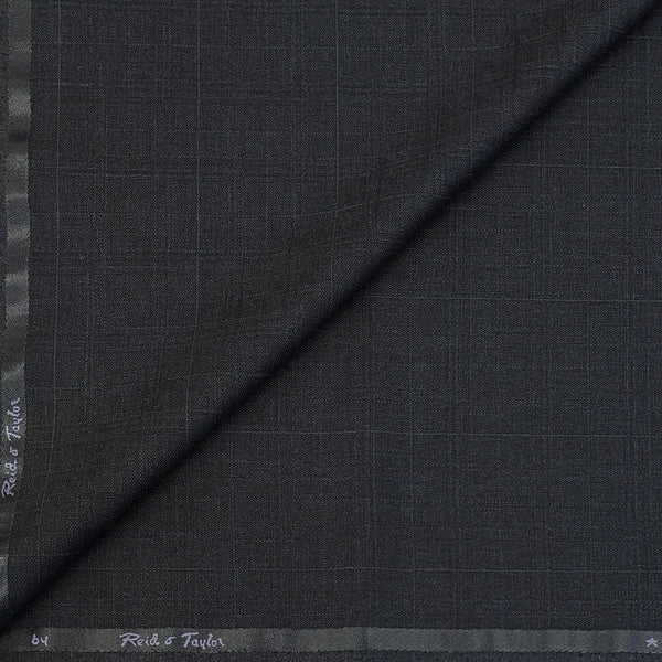 Trouser Fabric Reid & Taylor Poly Viscose Check Color Grey