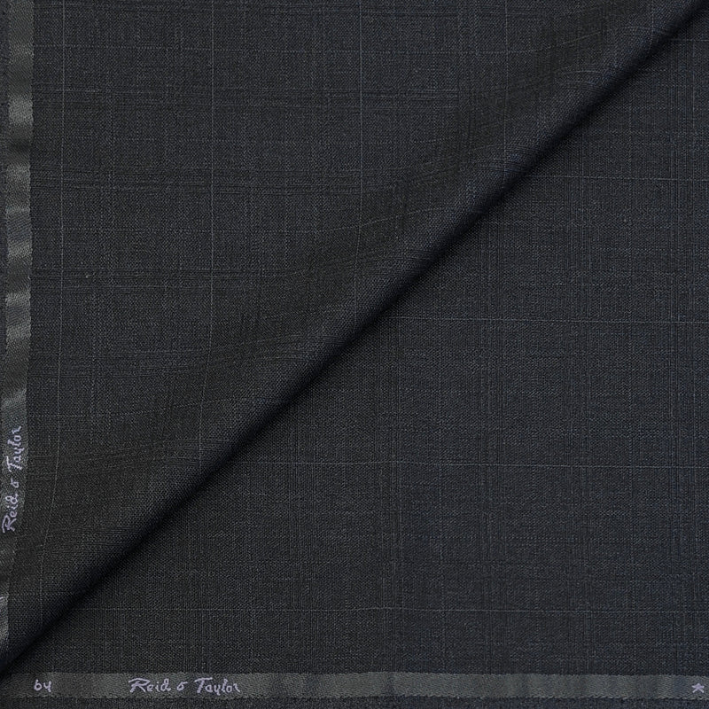 Trouser Fabric Reid & Taylor Poly Viscose Check Color Grey