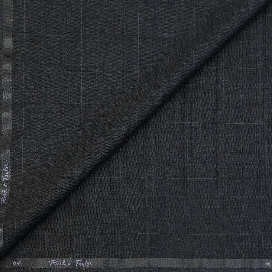 Trouser Fabric Reid & Taylor Poly Viscose Check Color Grey