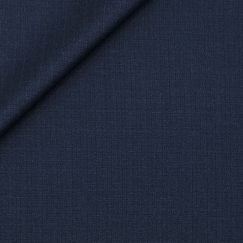 Trouser Fabric Reid & Taylor Poly Viscose Mix Check Color Oxford Blue
