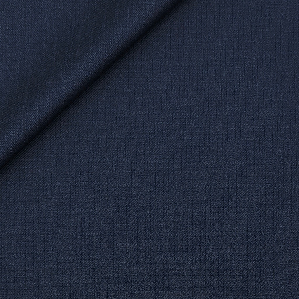 Trouser Fabric Reid & Taylor Poly Viscose Mix Check Color Oxford Blue