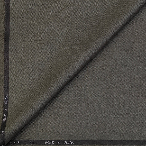 Trouser Fabric Reid & Taylor Poly Viscose Self Check Color Sable Brown