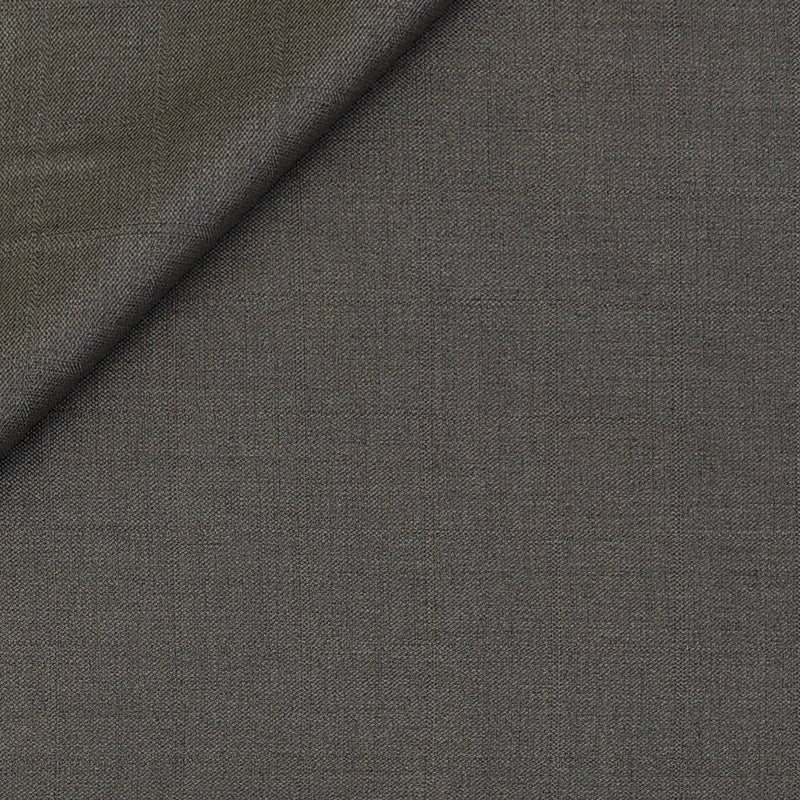 Trouser Fabric Reid & Taylor Poly Viscose Self Check Color Sable Brown