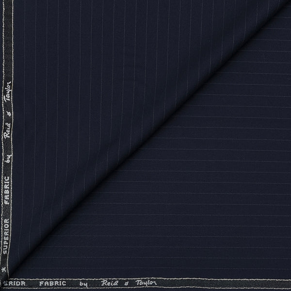Trouser Fabric Reid & Taylor Poly Viscose Lining Color Dark Blue