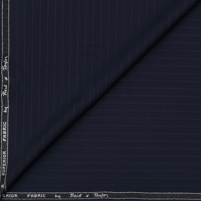 Trouser Fabric Reid & Taylor Poly Viscose Lining Color Dark Blue