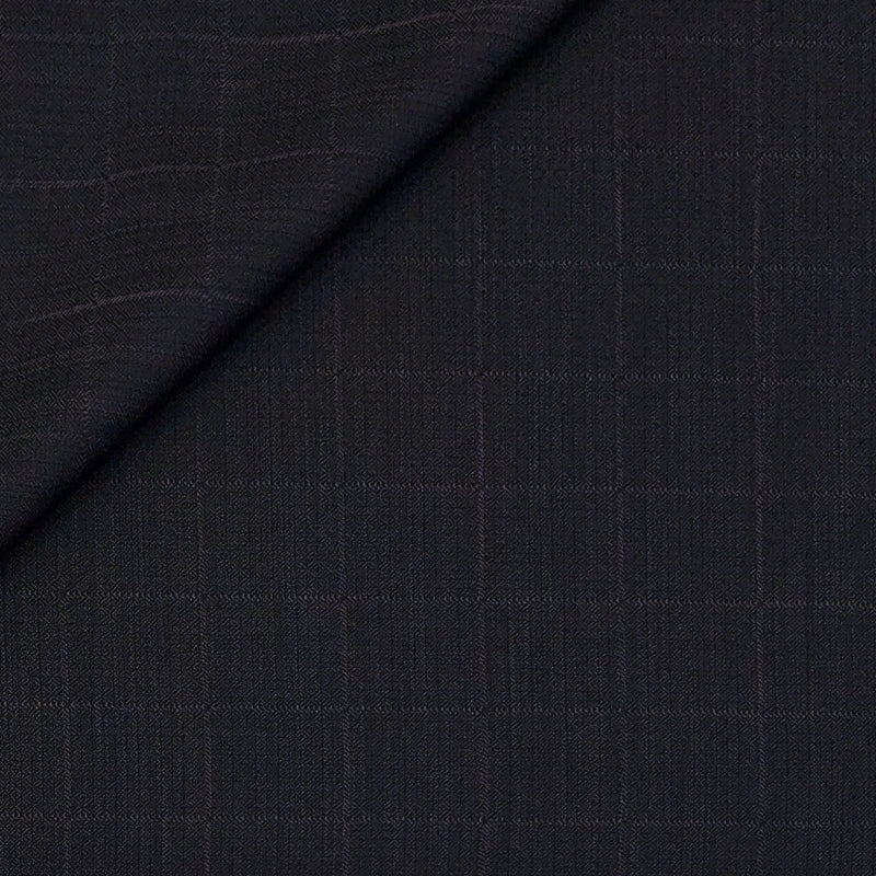 Trouser Fabric Reid & Taylor Poly Viscose Check Color Dark Blackish Wine
