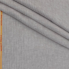 Shirt Fabric Raymond Pure Linen Lining Colour Dusty Brown