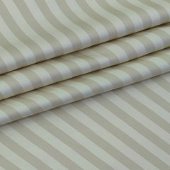 Shirt Fabric Soktas Finest 80s Giza Cotton Self Stripes Colour Beige