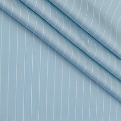 Shirt Fabric Soktas Finest 80s Giza Cotton Lining Colour Ice Blue