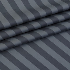 Shirt Fabric Soktas Finest 80s Giza Cotton Bengal Stripe Colour Charcoal Grey