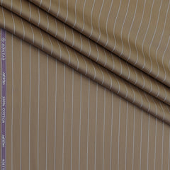 Shirt Fabric Soktas Finest 80s Giza Cotton Lining Colour Mocha Brown