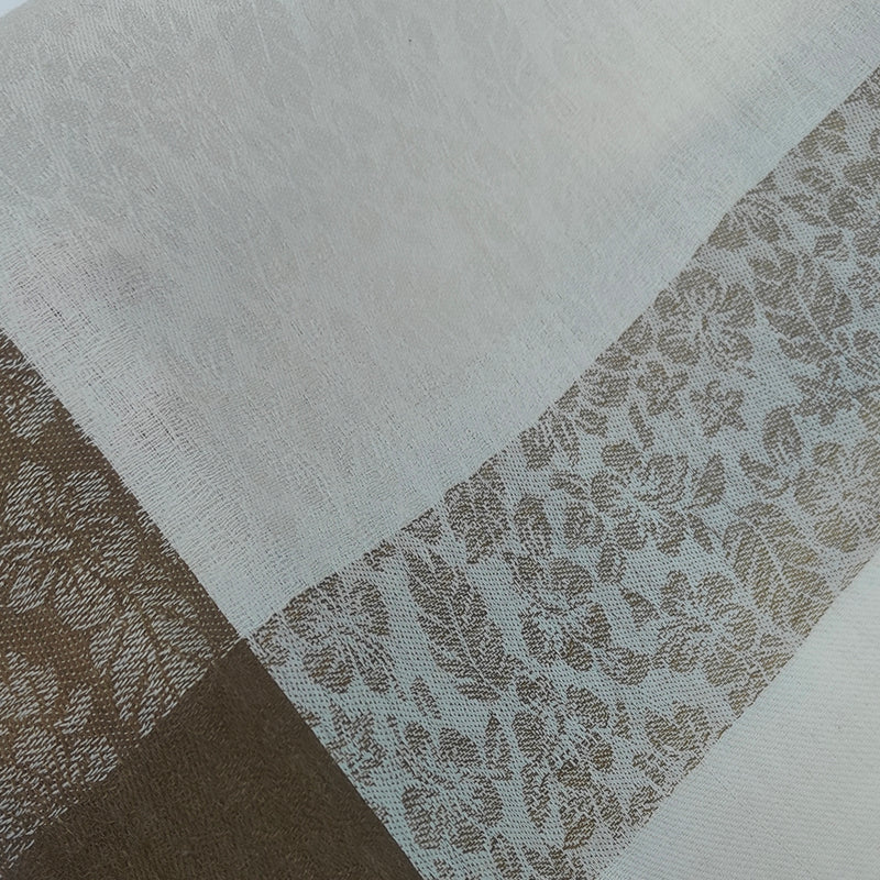 Raymond Paras Warm Shawl Lohi Kashmiri Jacquard Color Ash Cream
