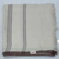 Shawl /Lohi Raymond Acrylic Lohi with Border Shagun Cream