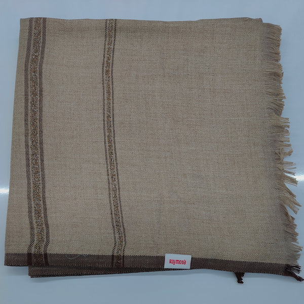 Shawl /Lohi Raymond Acrylic Lohi with Border Shagun Tan Brown
