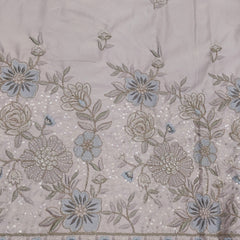Kurta Fabric ManTire Designer Silk Resham Work Embroidery Colour Dusty Pink