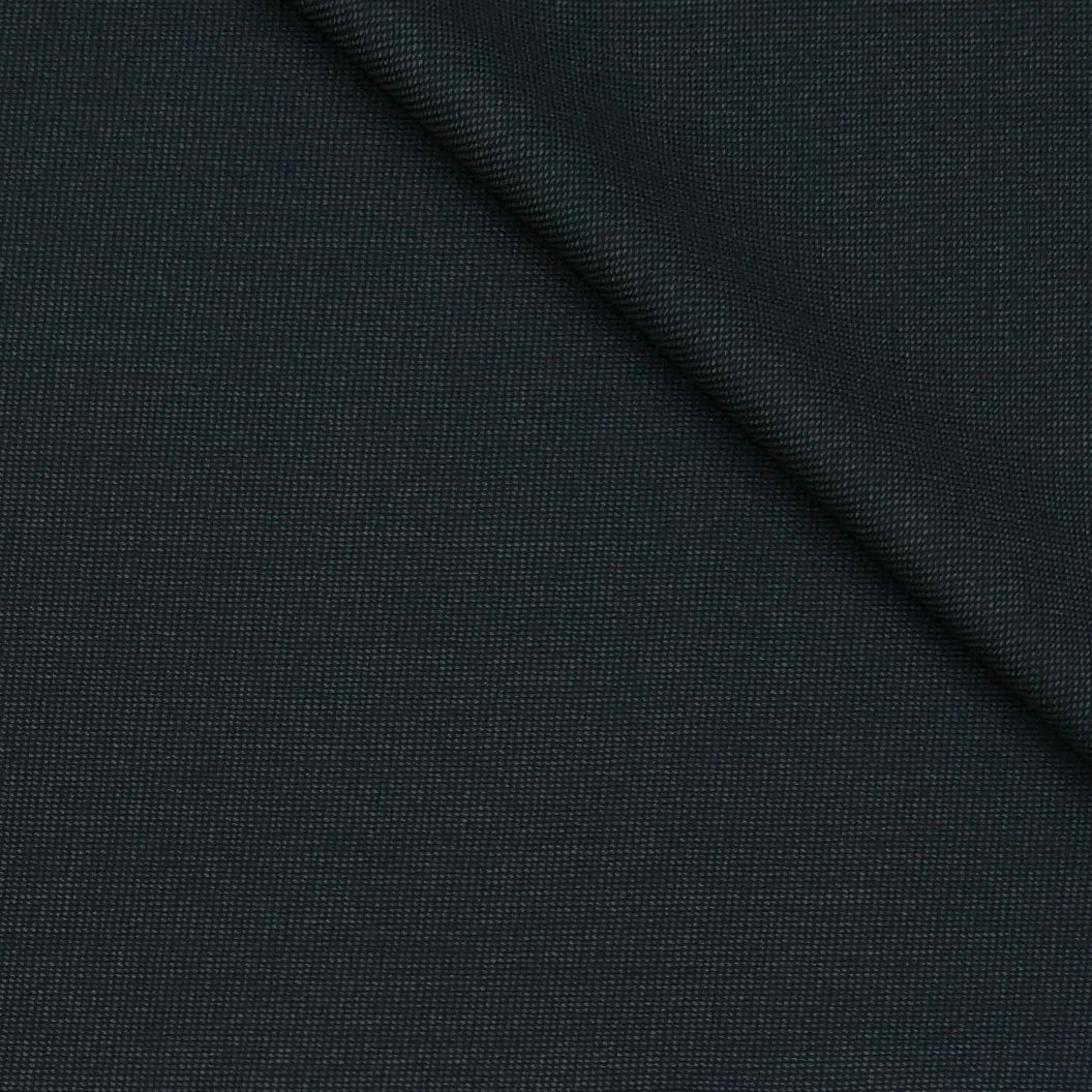 Trouser Fabric Canetti Italy Luxury Stretchable Poly Viscose Texture Colour Deep Granite Green