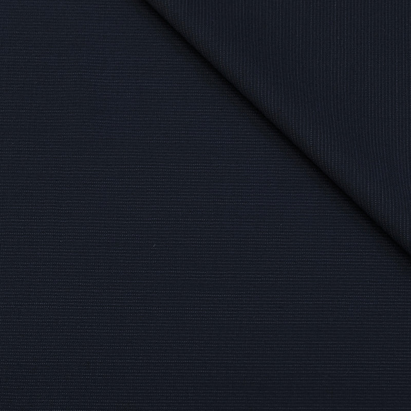 Raymond Exotic Premium Super 130s Count 70% wool Pin Stripe Suiting Fabric Colour Dark Blue
