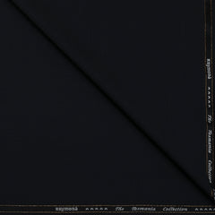 Raymond Exotic Premium Super 130s Count 70% wool Pin Stripe Suiting Fabric Colour Black
