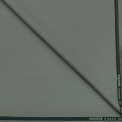 Raymond Exotic Premium Super 110s Count 52% wool Chalkstripe Suiting Fabric Colour Elaichi Green