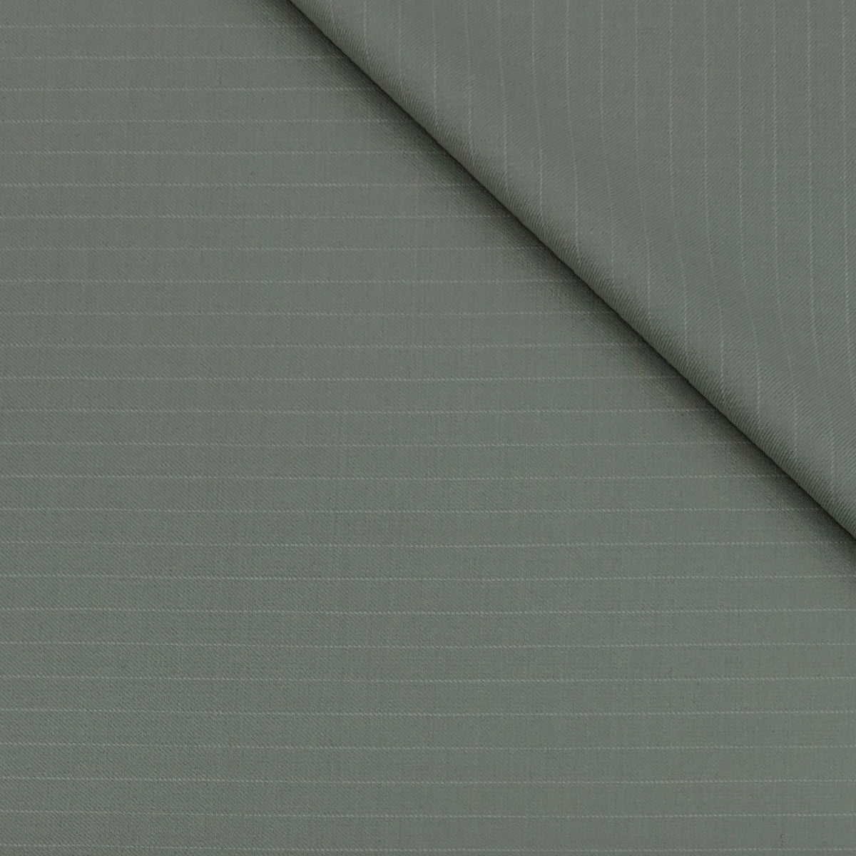 Raymond Exotic Premium Super 110s Count 52% wool Chalkstripe Suiting Fabric Colour Elaichi Green