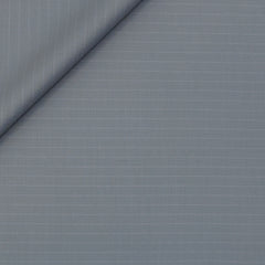 Raymond Exotic Premium Super 110s Count 52% wool Chalk stripe Suiting Fabric Colour Silver Grey