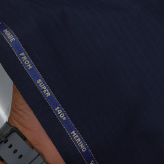 Raymond Exotic Premium Super 140s Count 45% wool Lining Suiting Fabric Colour Dark Blue