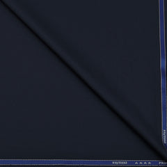 Raymond Exotic Premium Super 140s Count 45% wool Plain Suiting Fabric Colour Dark Space Blue