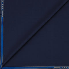 Raymond Exotic Premium Super 120s Count 30% wool Plain Suiting Fabric Colour Berry Blue